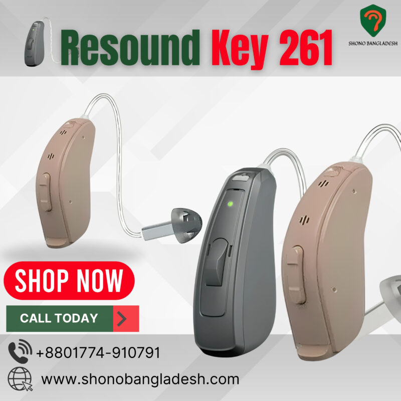 ReSound Key 261 hearing aid for mild to severe hearing loss in Bangladesh