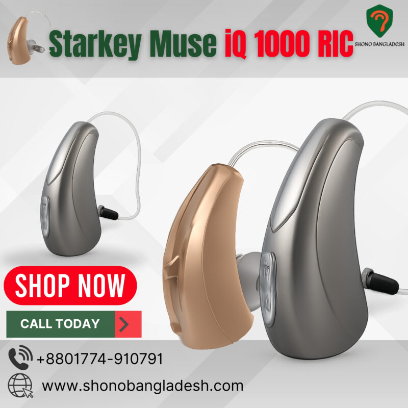 Starkey Muse iQ 1000 RIC hearing aid in Bangladesh