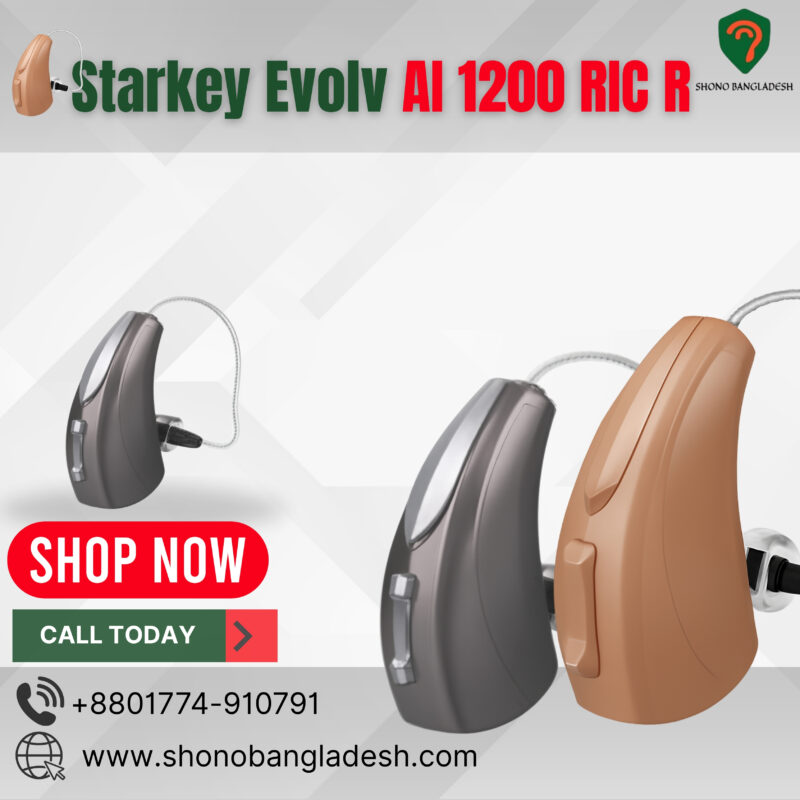 Starkey Evolv AI 1200 RIC R hearing aid in Bangladesh