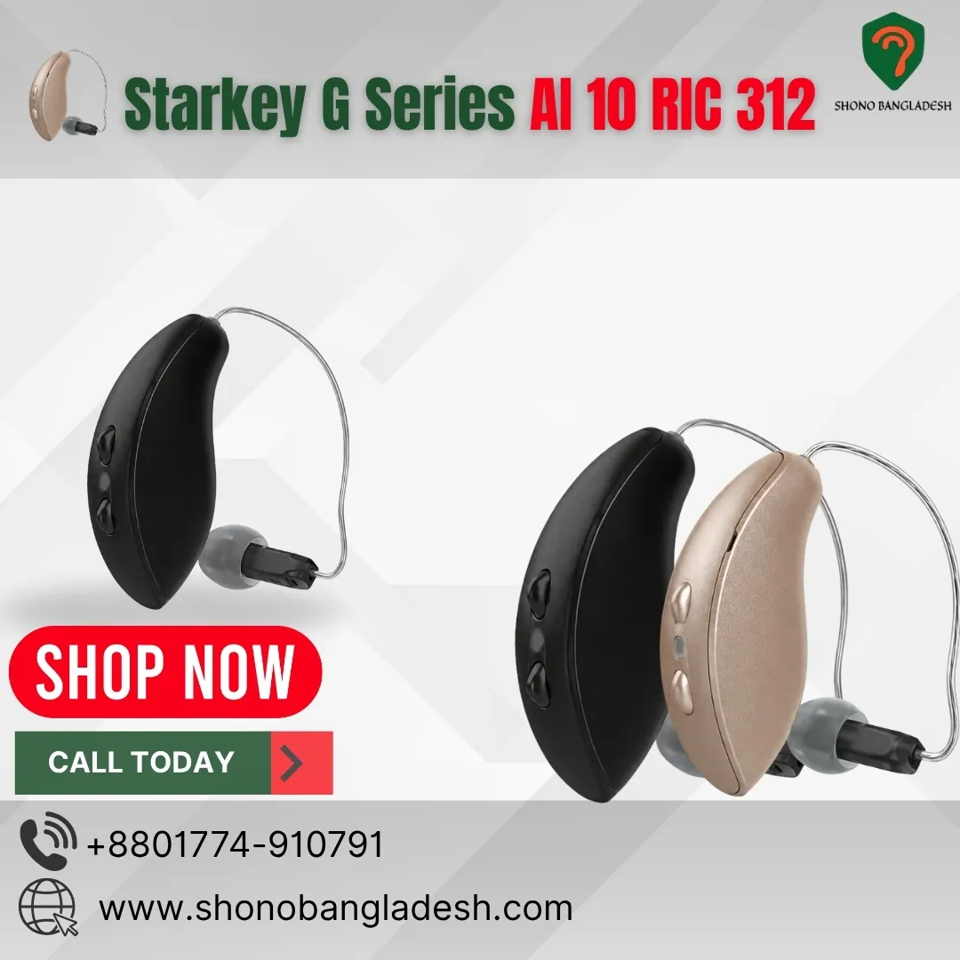 Starkey G Series AI 10 RIC 312 1 Starkey G Series AI 10 RIC 312 hearing aid price in Bangladesh